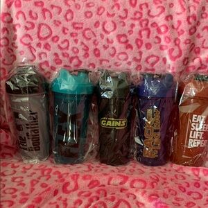Set of 5 Motivational Shaker Bottles